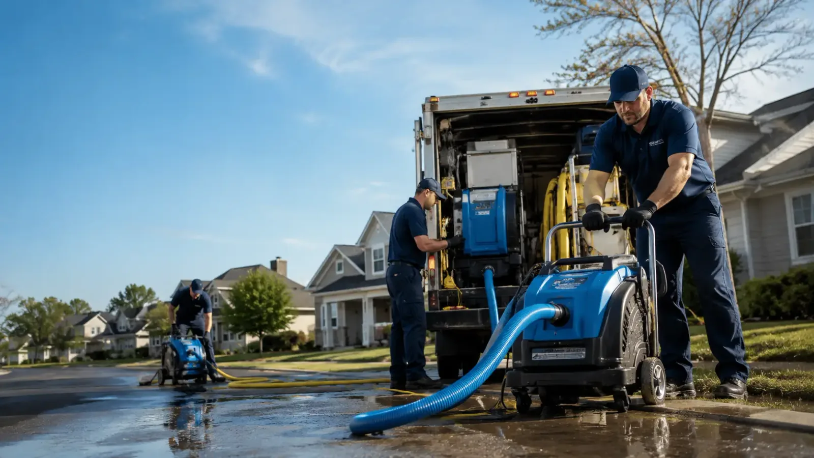 Flood Damage Cleanup in Laughlin Afb, TX